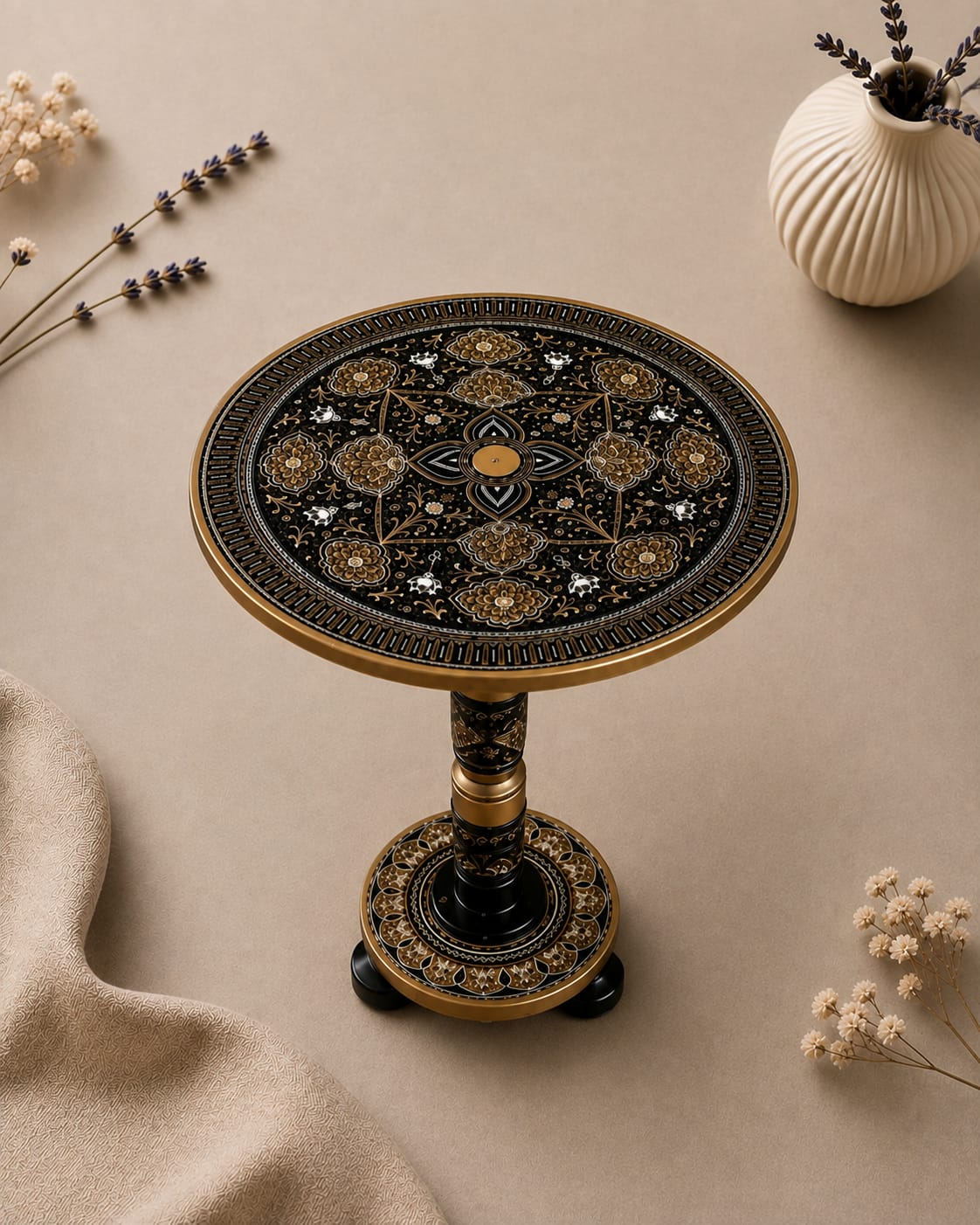 Naqshi Art Wooden Coffee Table
