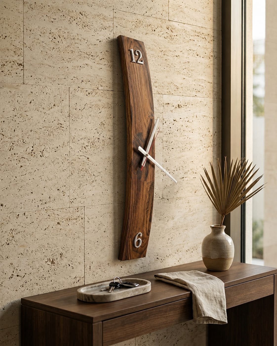 Handcrafted Heritage Wooden Wall Clock