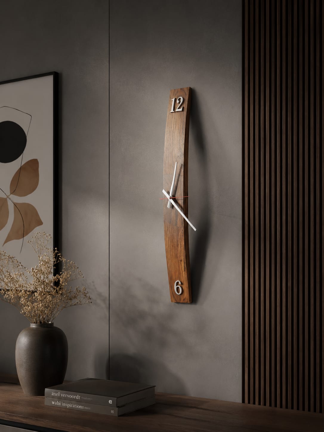Handcrafted Heritage Wooden Wall Clock