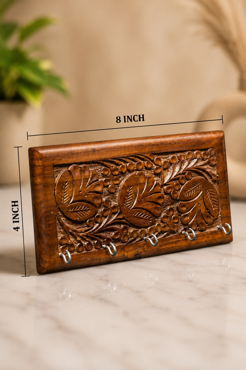 Handcrafted Wooden Key Holder
