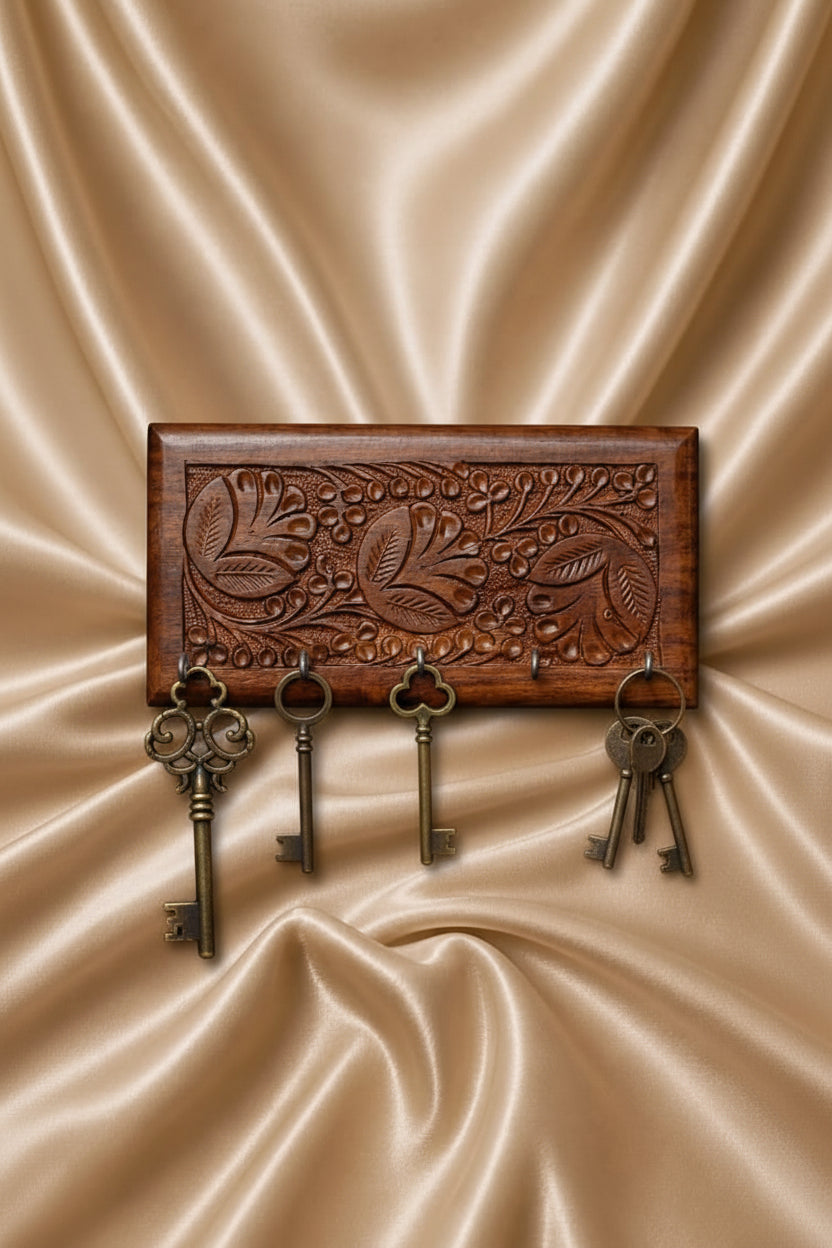 Handcrafted Wooden Key Holder