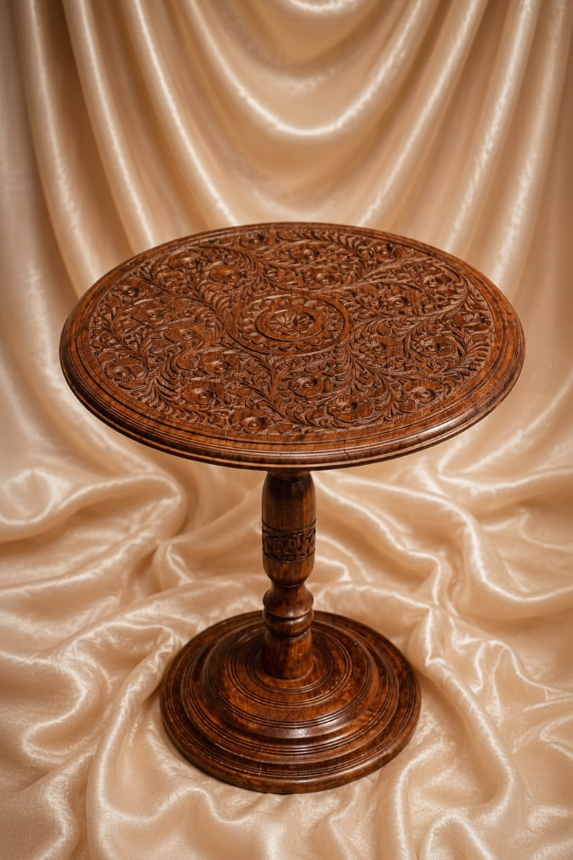 Heritage Carved Wooden Coffee Table