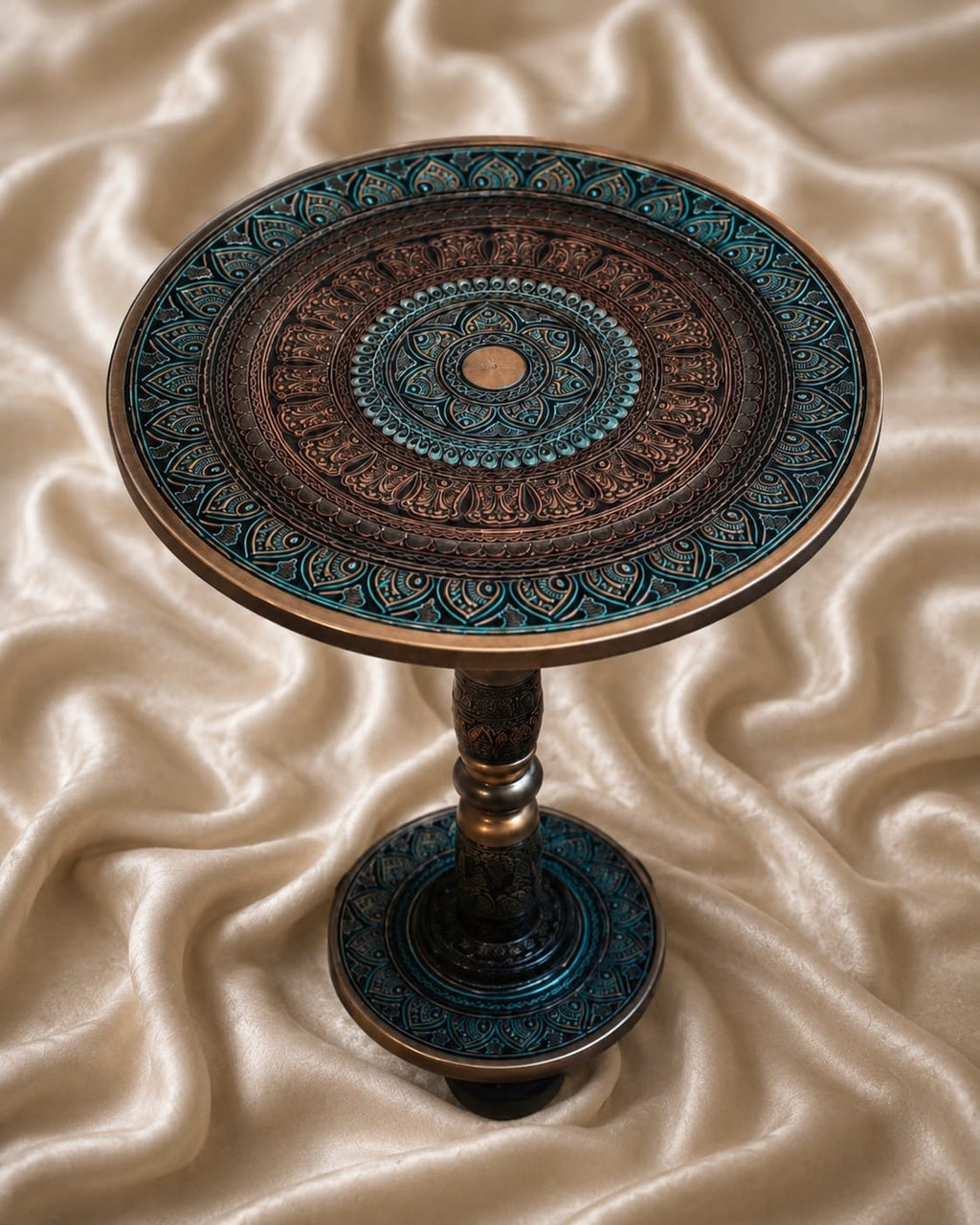 Jindari/ Royal Mandala Wooden Table