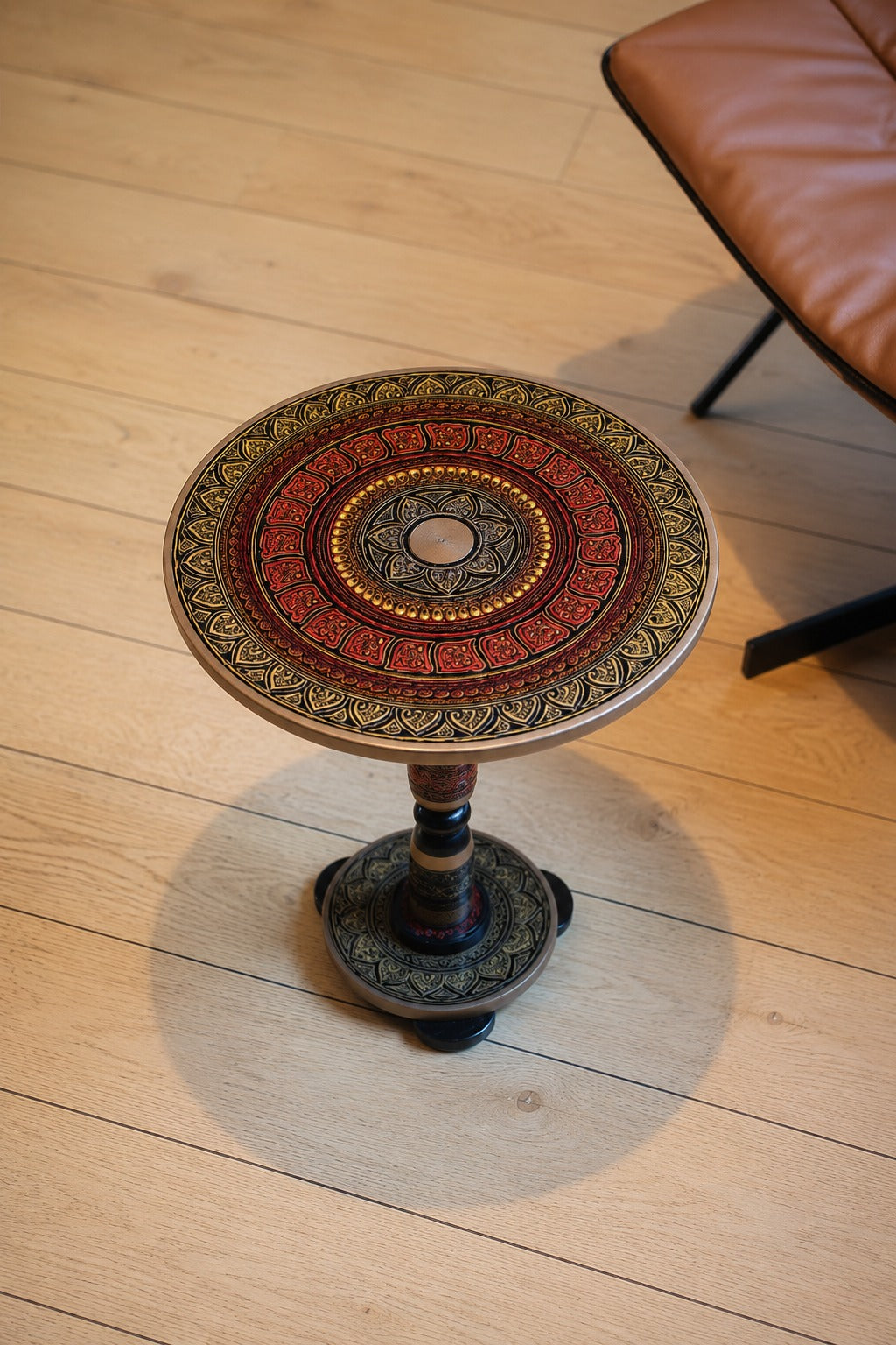 Jindari/ Royal Mandala Wooden Table
