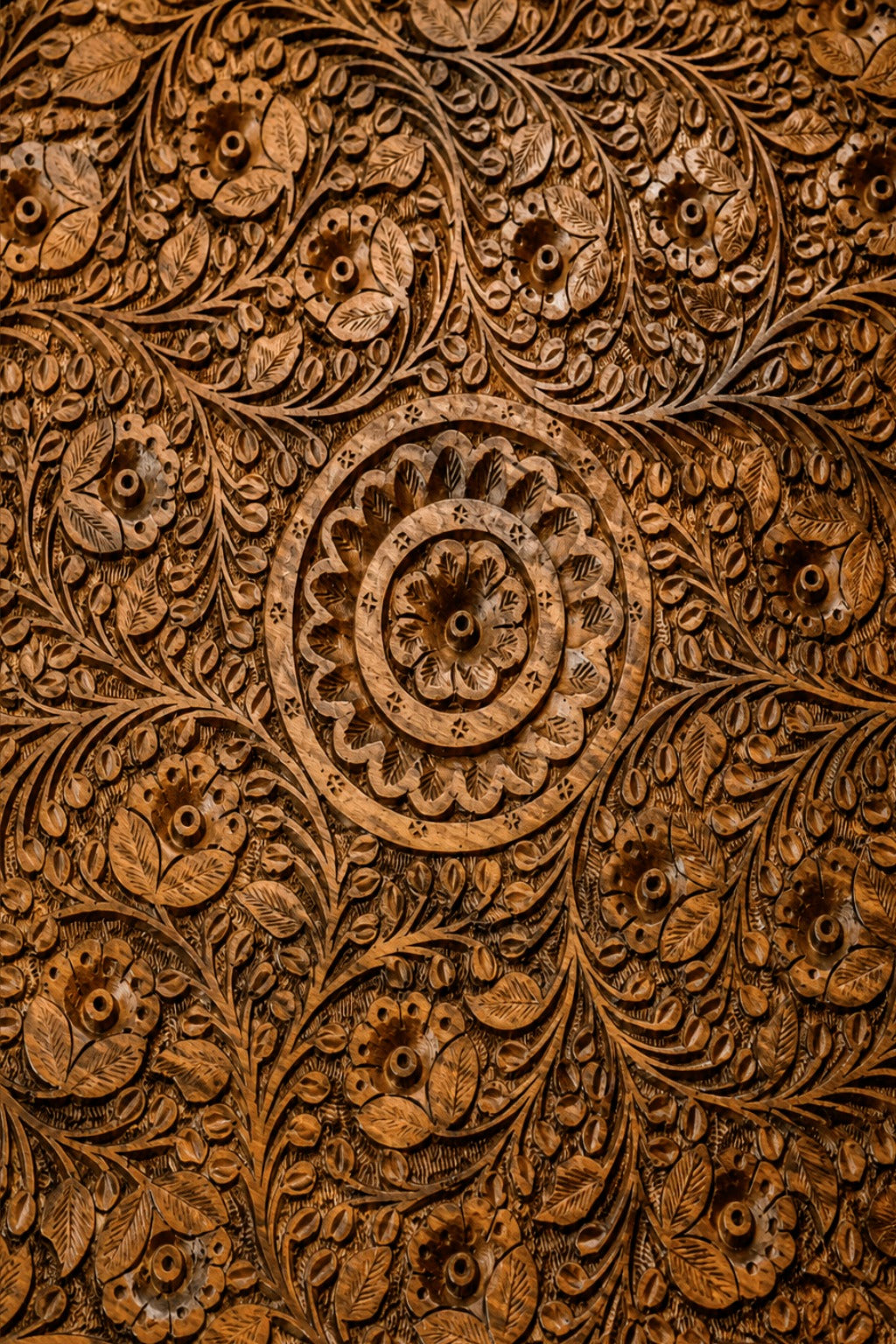Heritage Carved Wooden Coffee Table
