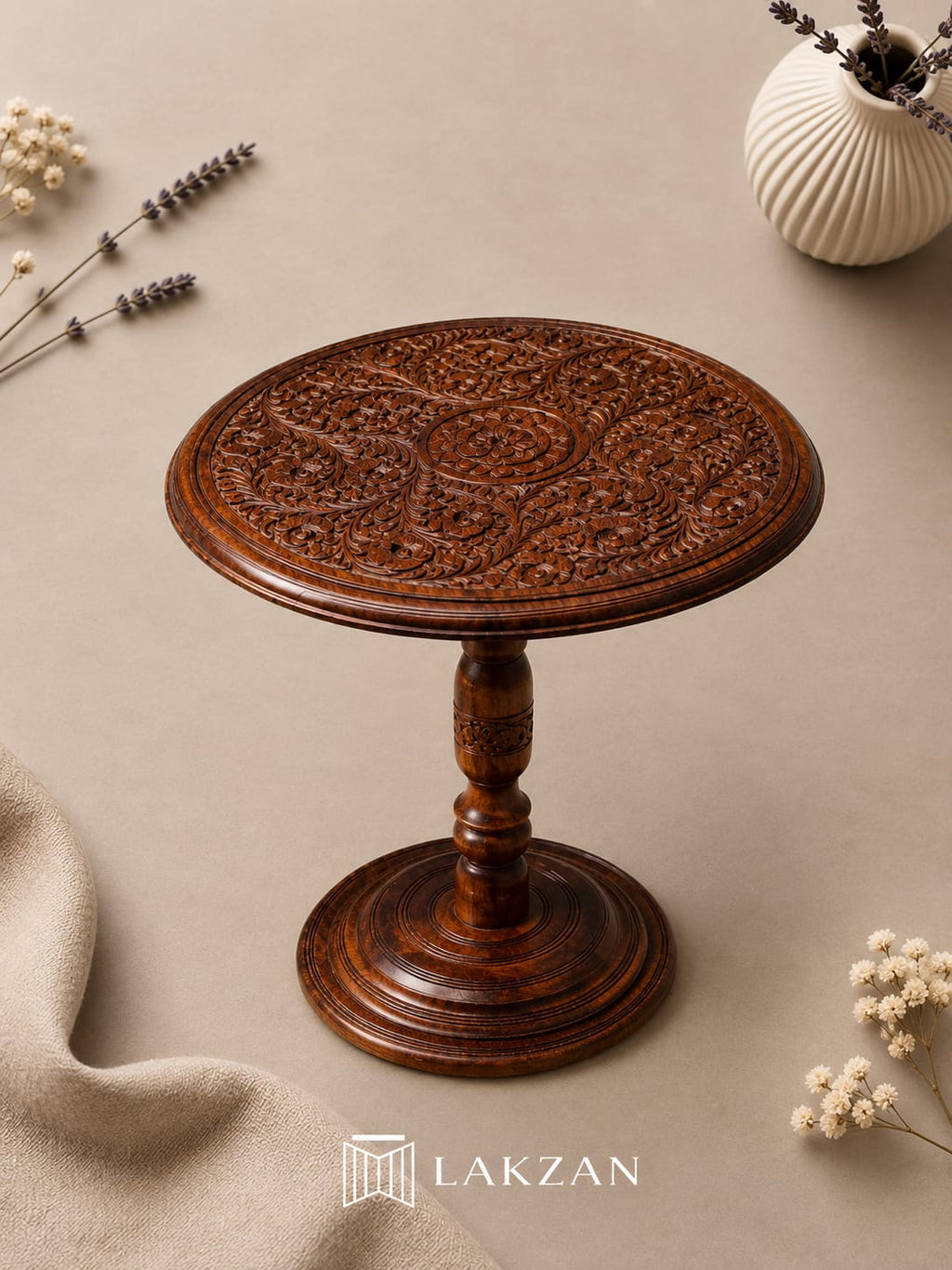 Heritage Carved Wooden Coffee Table