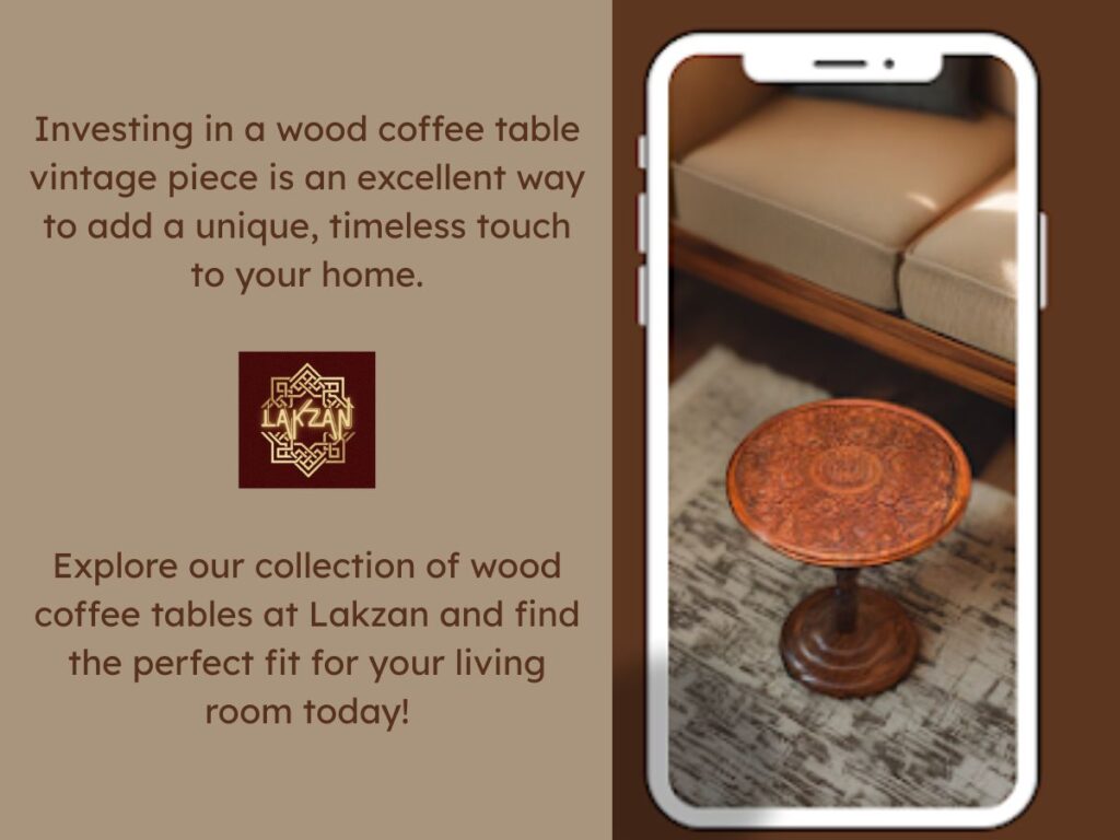 Vintage Wood Coffee Tables