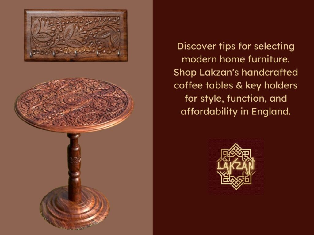 how to pick furniture for a modern home